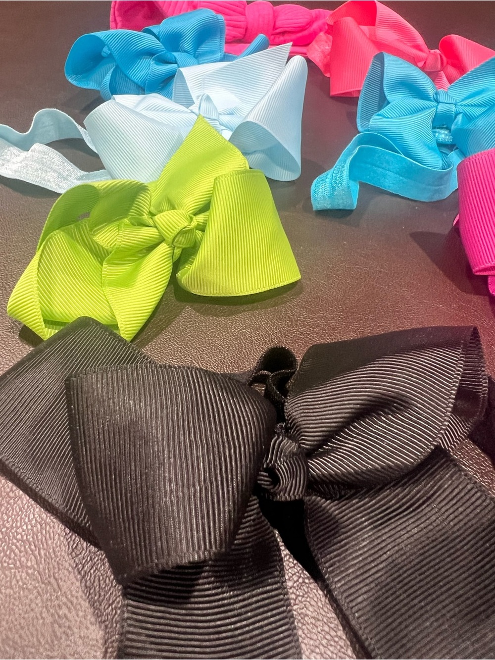 Multi-colored bow headbands - Picture 2 of 8